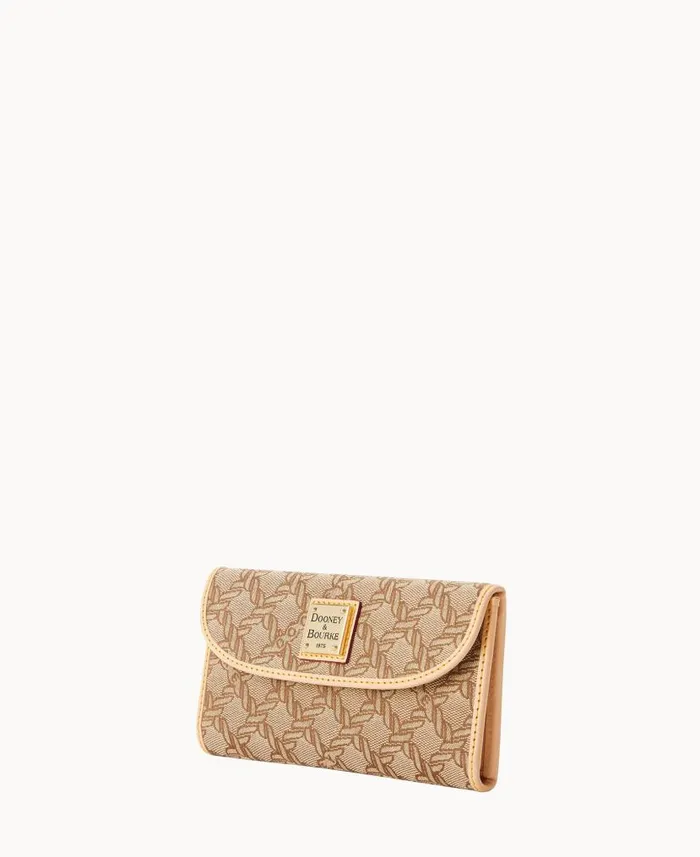 Maritime Continental Clutch Brown ManWoman Dooney and Bourke Wallets Maritime Continental Clutch Brown ManWoman Dooney and Bourke Wallets