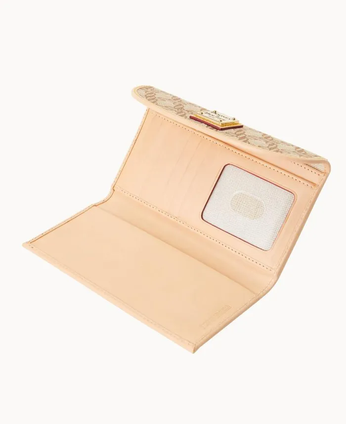 Maritime Continental Clutch Brown ManWoman Dooney and Bourke Wallets Maritime Continental Clutch Brown ManWoman Dooney and Bourke Wallets