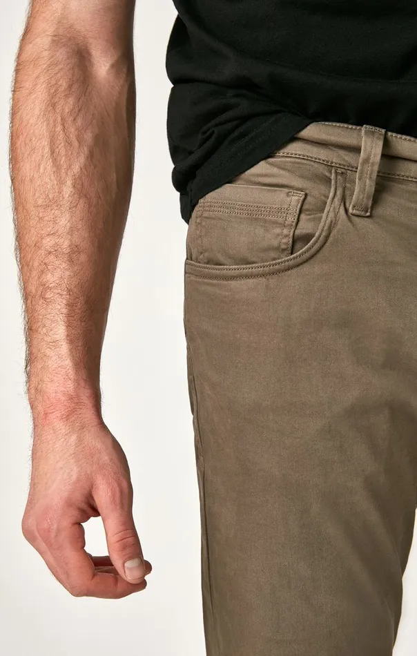 Matt Mid Rise Relaxed Straight Leg In Dusty Olive Twill Men Mavi Jeans Pants Matt Mid Rise Relaxed Straight Leg In Dusty Olive Twill Men Mavi Jeans Pants