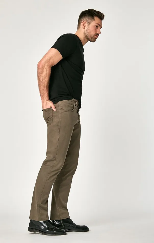 Matt Mid Rise Relaxed Straight Leg In Dusty Olive Twill Men Mavi Jeans Pants Matt Mid Rise Relaxed Straight Leg In Dusty Olive Twill Men Mavi Jeans Pants