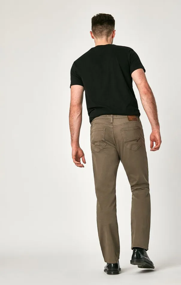 Matt Mid Rise Relaxed Straight Leg In Dusty Olive Twill Men Mavi Jeans Pants Matt Mid Rise Relaxed Straight Leg In Dusty Olive Twill Men Mavi Jeans Pants
