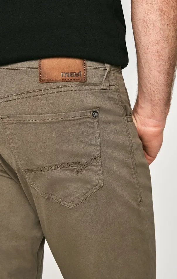 Matt Mid Rise Relaxed Straight Leg In Dusty Olive Twill Men Mavi Jeans Pants Matt Mid Rise Relaxed Straight Leg In Dusty Olive Twill Men Mavi Jeans Pants