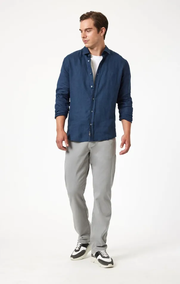 Matt Relaxed Straight Leg In Stormy Casual Twill Men Mavi Jeans Pants