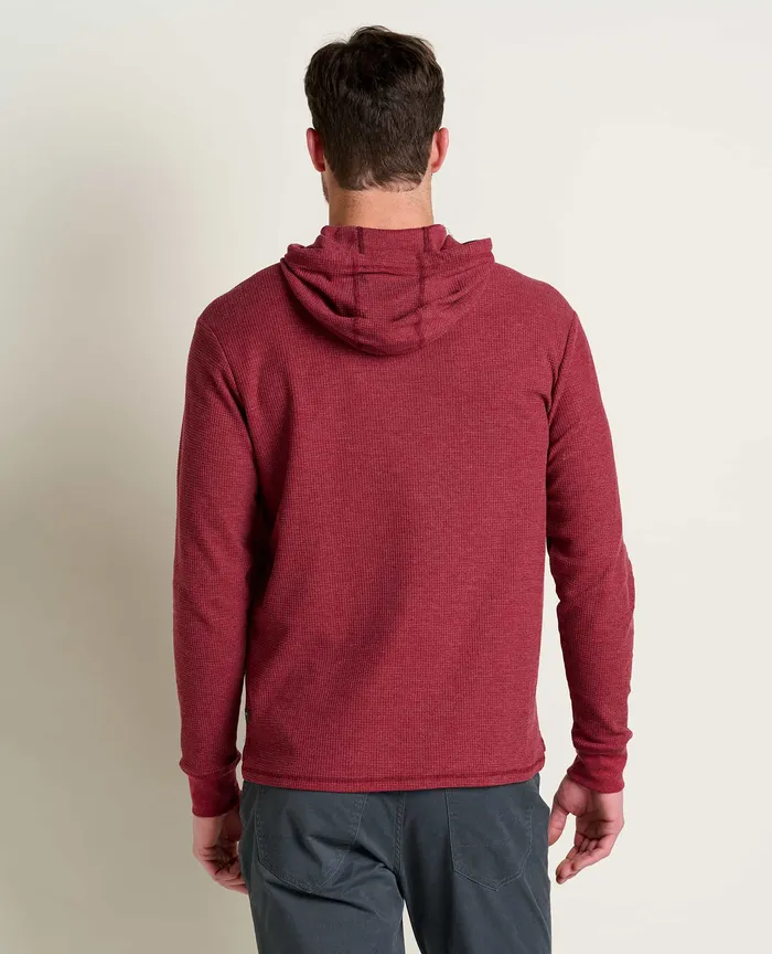 Men8217s Framer II Long Sleeve Hoodie Garnet Jackets and Layers ToadandCo