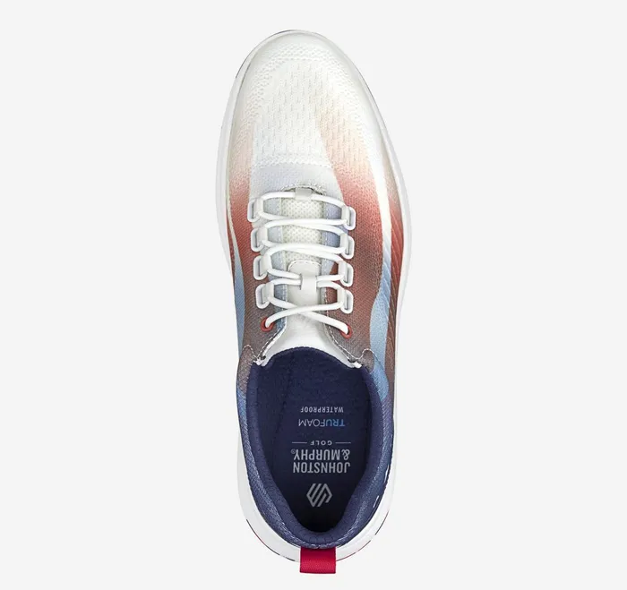 Men Amherst Gl1 Sport Hybrid Redwhiteblue Coated Knit JohnstonandMurphy LaceUps Men Amherst Gl1 Sport Hybrid Redwhiteblue Coated Knit JohnstonandMurphy LaceUps