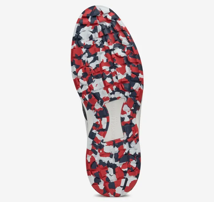 Men Amherst Gl1 Sport Hybrid Redwhiteblue Coated Knit JohnstonandMurphy LaceUps Men Amherst Gl1 Sport Hybrid Redwhiteblue Coated Knit JohnstonandMurphy LaceUps