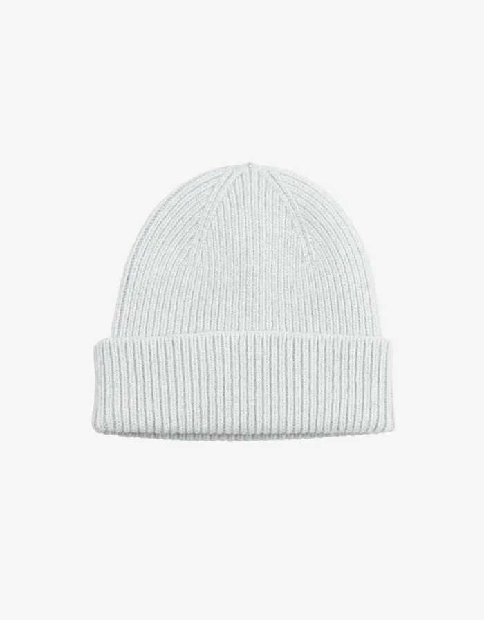 Men Beanies Colorful Standard Merino Wool Beanie Limestone Grey