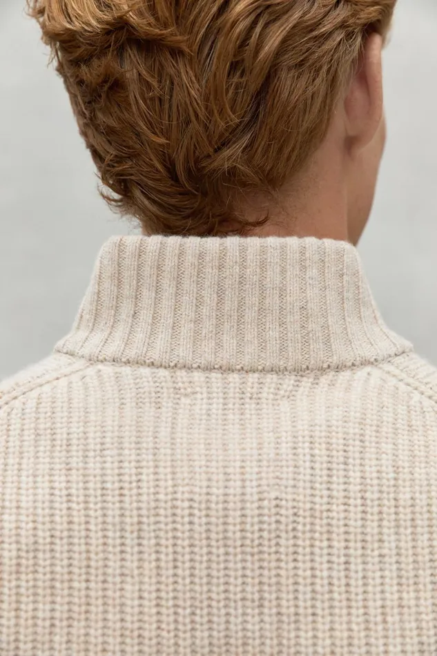 Men Beige Drago Sweater Ecoalf Knitwear