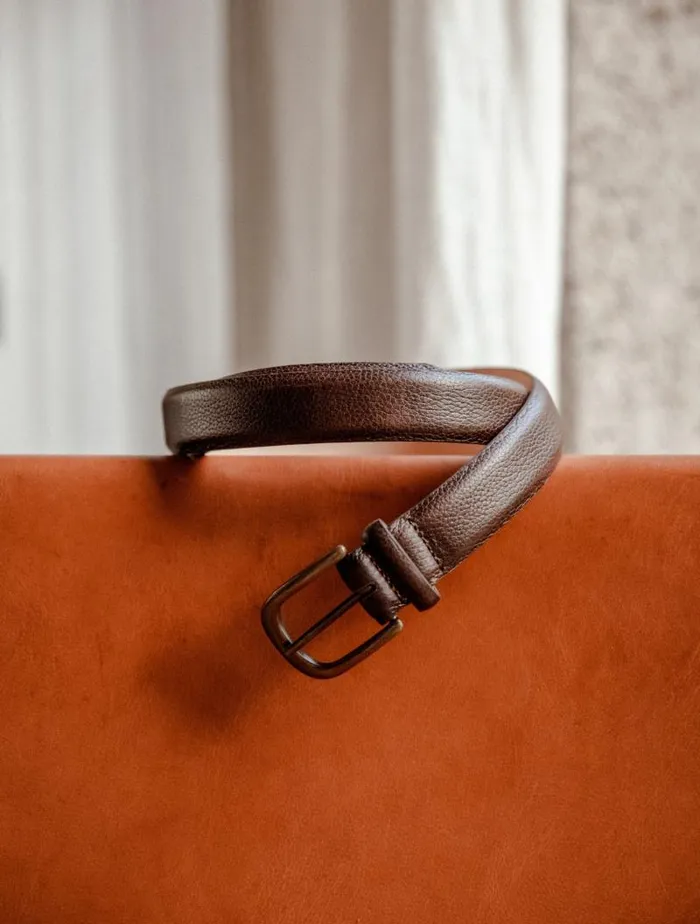 Men Belts Bobbies Recife Chocolate