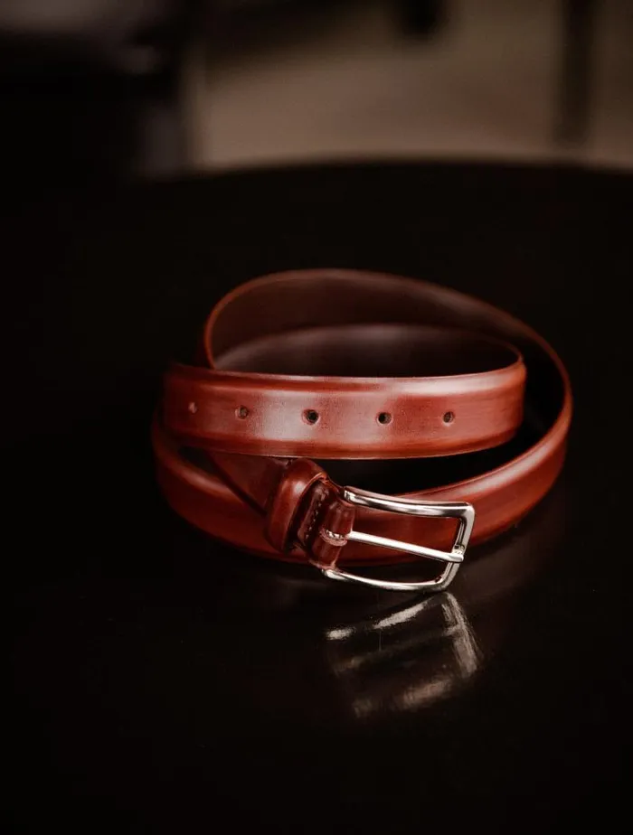 Men Belts Bobbies Wagram Mahogany