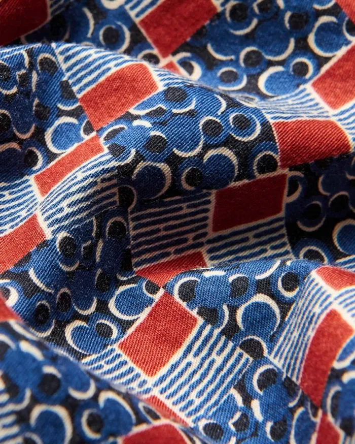 Men Ben Sherman Archive Print Shirts 1950s Checkerboard Print Shirt Men Ben Sherman Archive Print Shirts 1950s Checkerboard Print Shirt