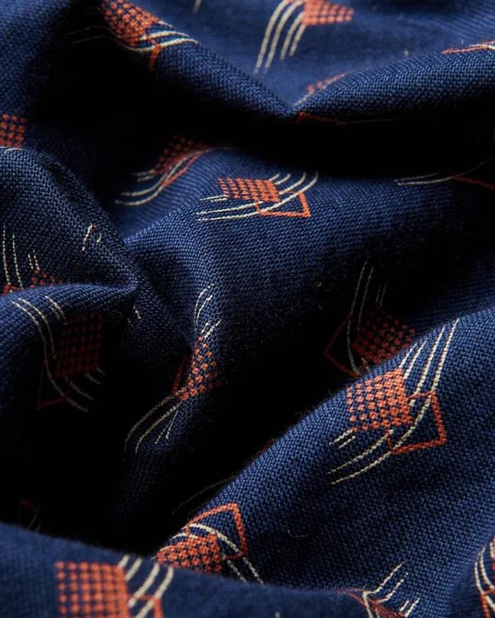 Men Ben Sherman Archive Print Shirts Art Deco Geo Print Shirt 8211 Dark Navy Men Ben Sherman Archive Print Shirts Art Deco Geo Print Shirt 8211 Dark Navy