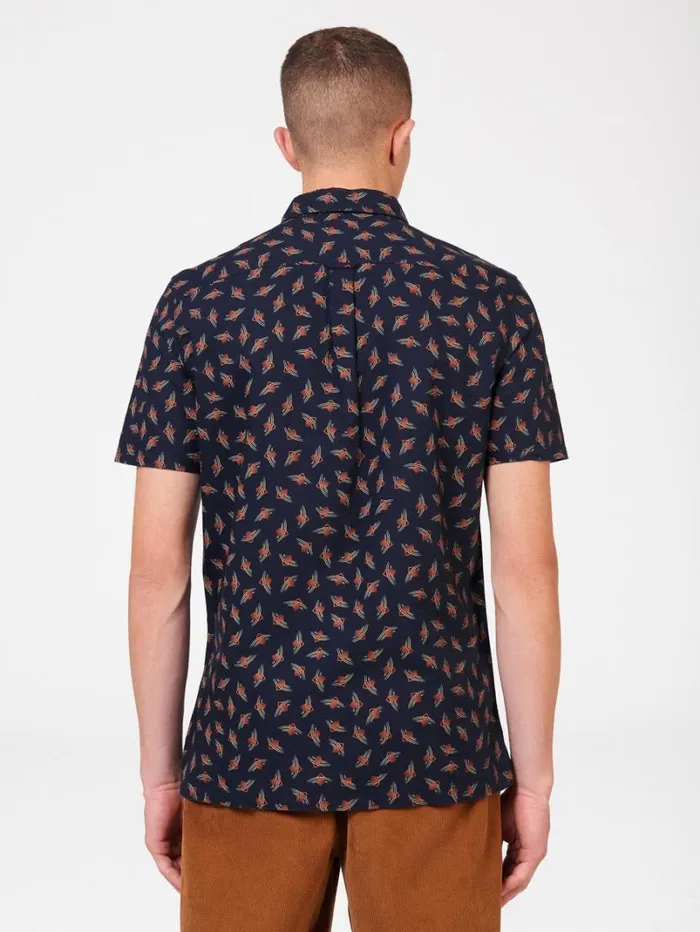 Men Ben Sherman Archive Print Shirts Art Deco Geo Print Shirt 8211 Dark Navy Men Ben Sherman Archive Print Shirts Art Deco Geo Print Shirt 8211 Dark Navy