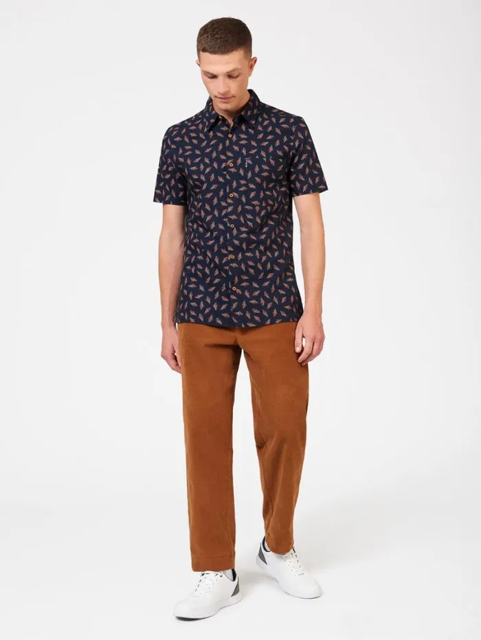 Men Ben Sherman Archive Print Shirts Art Deco Geo Print Shirt 8211 Dark Navy Men Ben Sherman Archive Print Shirts Art Deco Geo Print Shirt 8211 Dark Navy