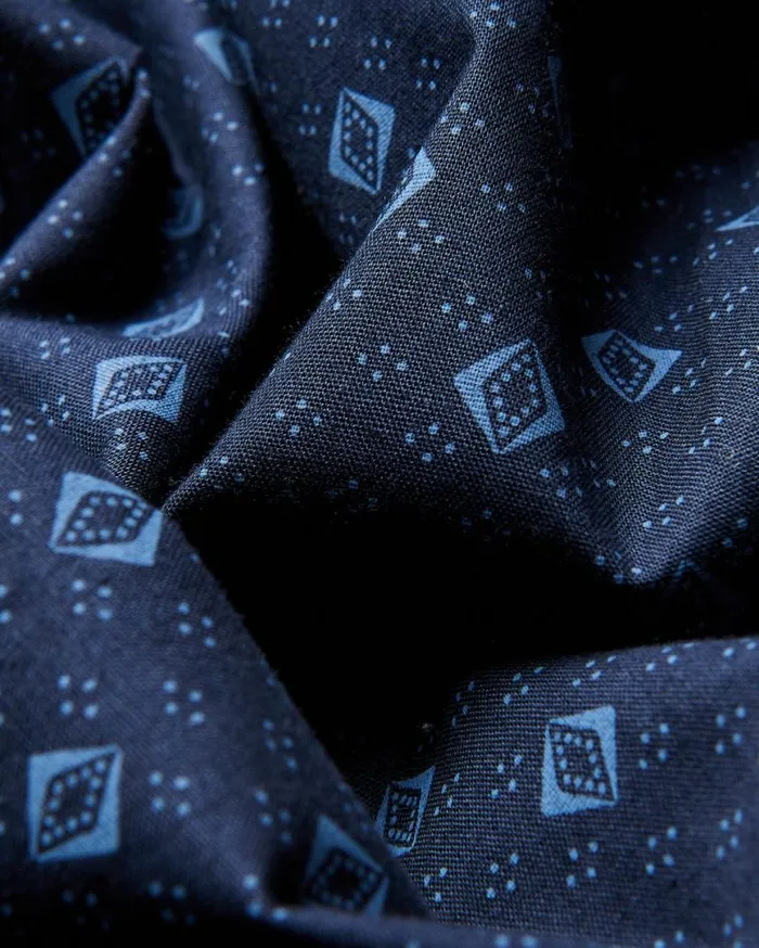 Men Ben Sherman Archive Print Shirts Signature Geo Print Shirt 8211 Midnight Men Ben Sherman Archive Print Shirts Signature Geo Print Shirt 8211 Midnight