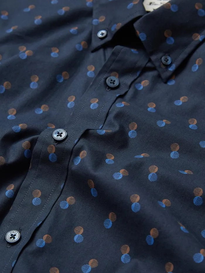 Men Ben Sherman Archive Print Shirts Spot Print LongSleeve Shirt 8211 Midnight Men Ben Sherman Archive Print Shirts Spot Print LongSleeve Shirt 8211 Midnight