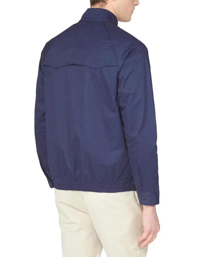 Men Ben Sherman Harrington Jackets 2021 Tokyo Olympic Sponsor 8211 Team GbHarrington Jacket MidnightFront