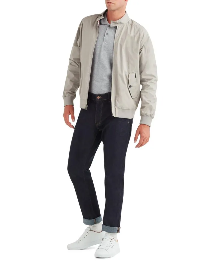 Men Ben Sherman Harrington Jackets Harrington Jacket 8211 Grey