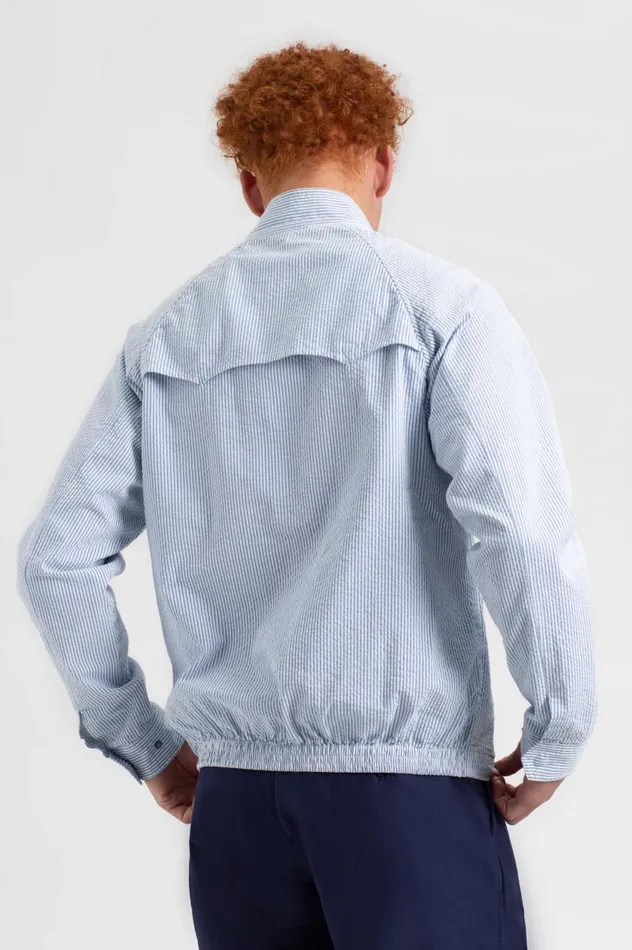 Men Ben Sherman Harrington Jackets Seersucker Ivy League Harrington Jacket Men Ben Sherman Harrington Jackets Seersucker Ivy League Harrington Jacket