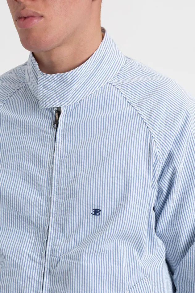 Men Ben Sherman Harrington Jackets Seersucker Ivy League Harrington Jacket Men Ben Sherman Harrington Jackets Seersucker Ivy League Harrington Jacket