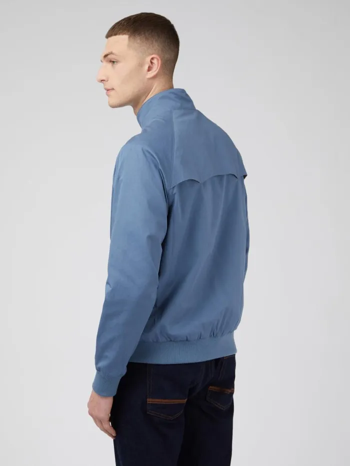 Men Ben Sherman Jackets and Outerwear Signature Harrington Jacket 8211 Blue Shadow Men Ben Sherman Jackets and Outerwear Signature Harrington Jacket 8211 Blue Shadow