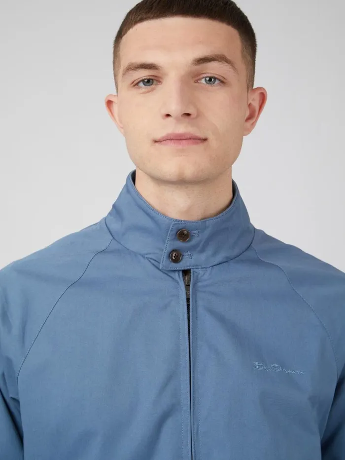 Men Ben Sherman Jackets and Outerwear Signature Harrington Jacket 8211 Blue Shadow Men Ben Sherman Jackets and Outerwear Signature Harrington Jacket 8211 Blue Shadow