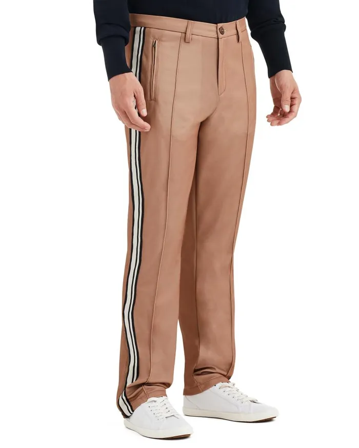 Men Ben Sherman Joggers and Track Pants Side Stripe Track Pant 8211 Beige