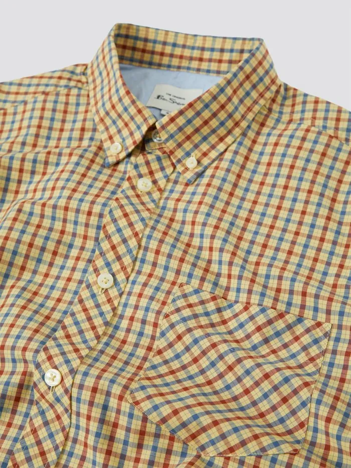 Men Ben Sherman Long Sleeve Shirts Signature House Check LongSleeve Shirt 8211 Lemon Men Ben Sherman Long Sleeve Shirts Signature House Check LongSleeve Shirt 8211 Lemon