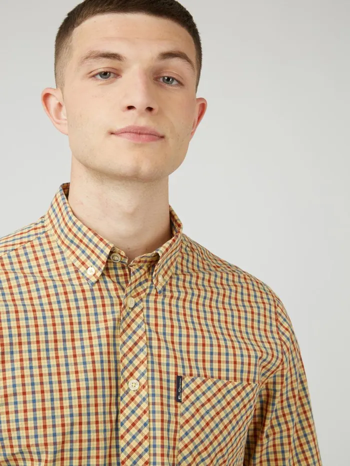 Men Ben Sherman Long Sleeve Shirts Signature House Check LongSleeve Shirt 8211 Lemon Men Ben Sherman Long Sleeve Shirts Signature House Check LongSleeve Shirt 8211 Lemon