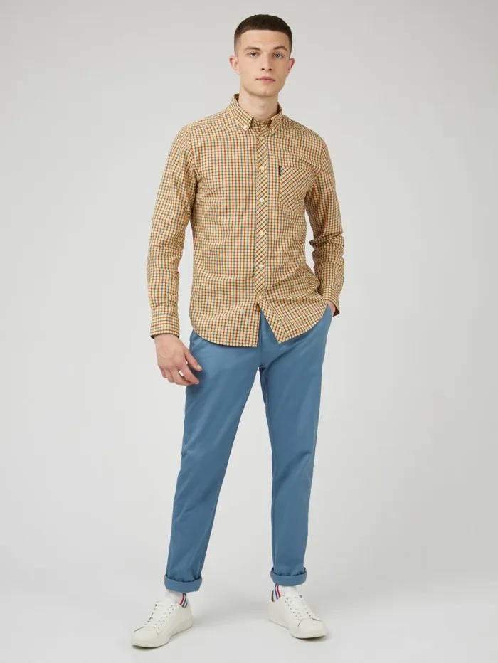 Men Ben Sherman Long Sleeve Shirts Signature House Check LongSleeve Shirt 8211 Lemon Men Ben Sherman Long Sleeve Shirts Signature House Check LongSleeve Shirt 8211 Lemon