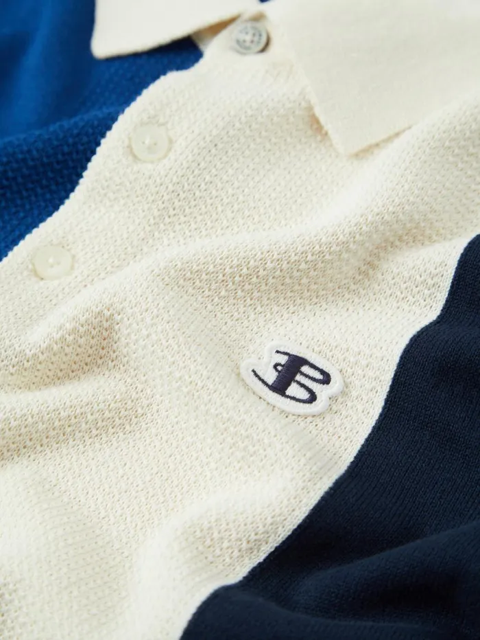 Men Ben Sherman Mod Knit Polos B By Stripe Knit Polo 8211 Ivory Men Ben Sherman Mod Knit Polos B By Stripe Knit Polo 8211 Ivory