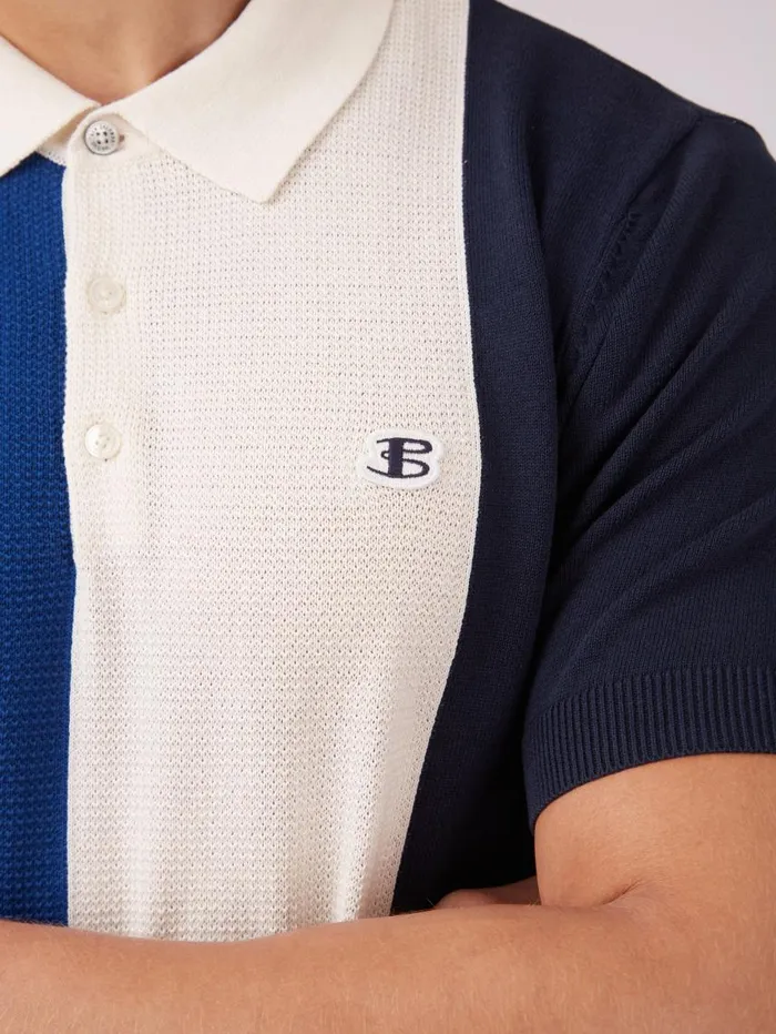 Men Ben Sherman Mod Knit Polos B By Stripe Knit Polo 8211 Ivory Men Ben Sherman Mod Knit Polos B By Stripe Knit Polo 8211 Ivory