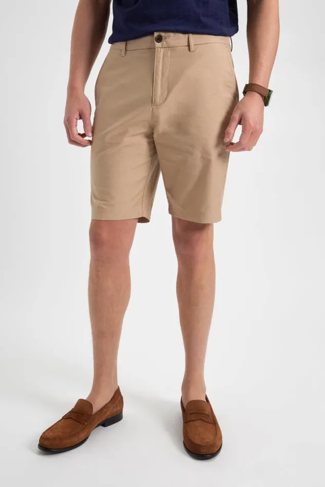Men Ben Sherman Shorts Everyday Slim Fit Chino Short 8211 Sand