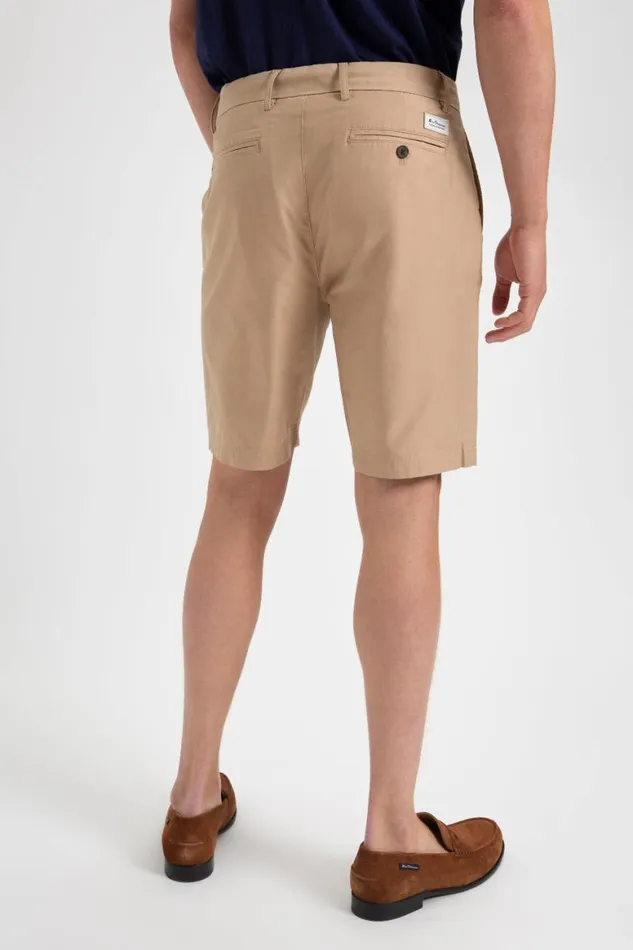 Men Ben Sherman Shorts Everyday Slim Fit Chino Short 8211 Sand