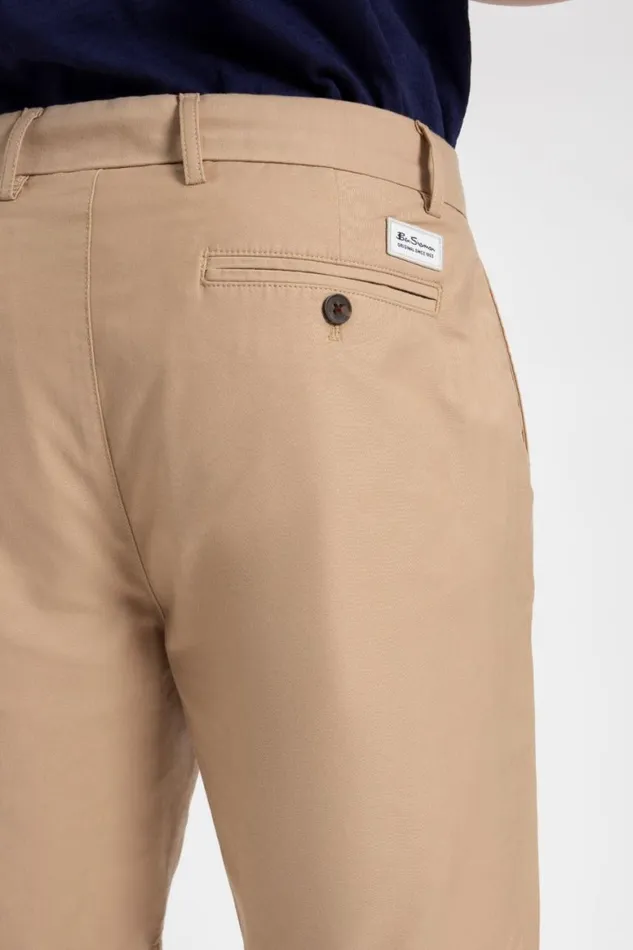 Men Ben Sherman Shorts Everyday Slim Fit Chino Short 8211 Sand