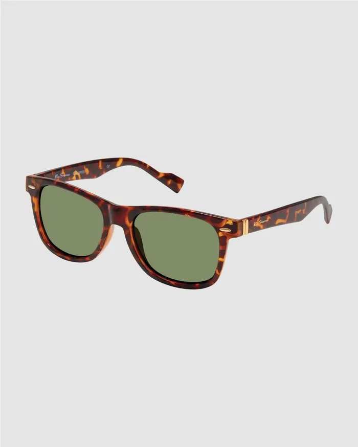 Men Ben Sherman Sunglasses Ethan Polarized EcoGreen Sunglasses 8211 Tortoise