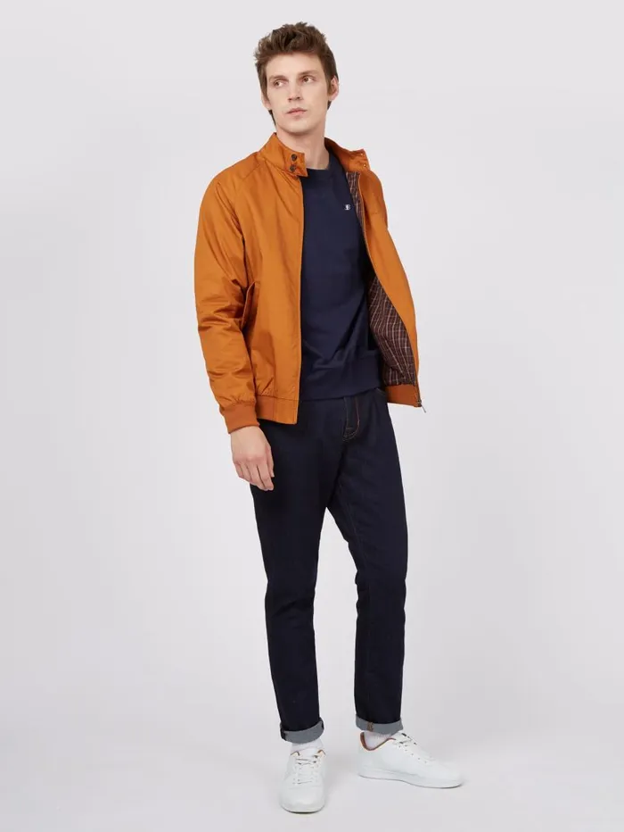 Men Ben Sherman Sweatshirts and Hoodies B By TricotLoopback Sweatshirt 8211 Marine