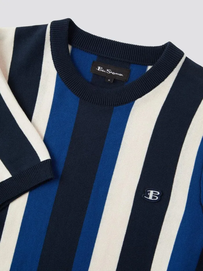Men Ben Sherman TShirts and Graphic Tees B By Stripe Knit Tee Men Ben Sherman TShirts and Graphic Tees B By Stripe Knit Tee