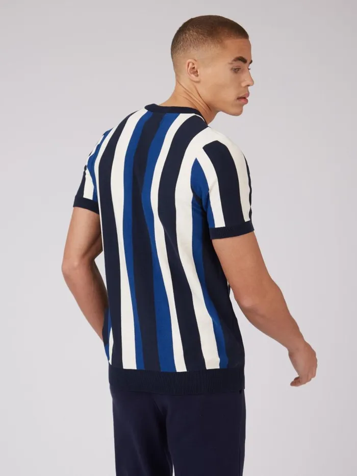 Men Ben Sherman TShirts and Graphic Tees B By Stripe Knit Tee Men Ben Sherman TShirts and Graphic Tees B By Stripe Knit Tee
