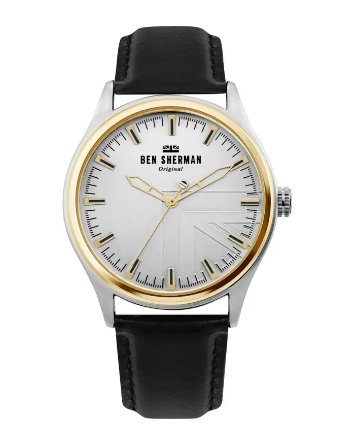 Men Ben Sherman Watches Harrison Original Watch 8211 BlackSilverSilver