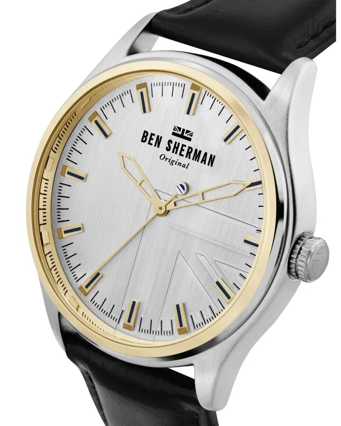 Men Ben Sherman Watches Harrison Original Watch 8211 BlackSilverSilver