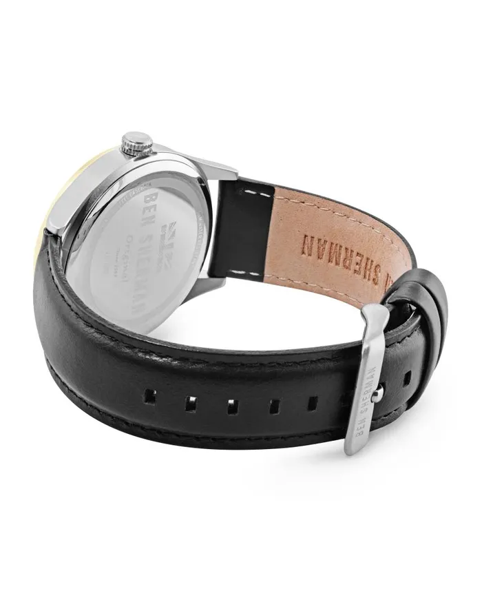 Men Ben Sherman Watches Harrison Original Watch 8211 BlackSilverSilver