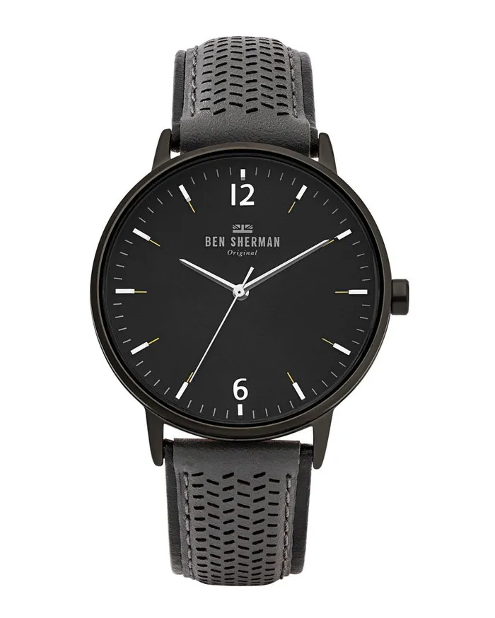Men Ben Sherman Watches Portobello Social Watch 8211 GreyBlackGun