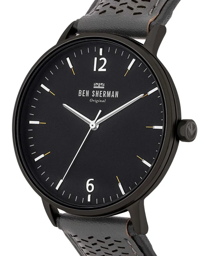 Men Ben Sherman Watches Portobello Social Watch 8211 GreyBlackGun