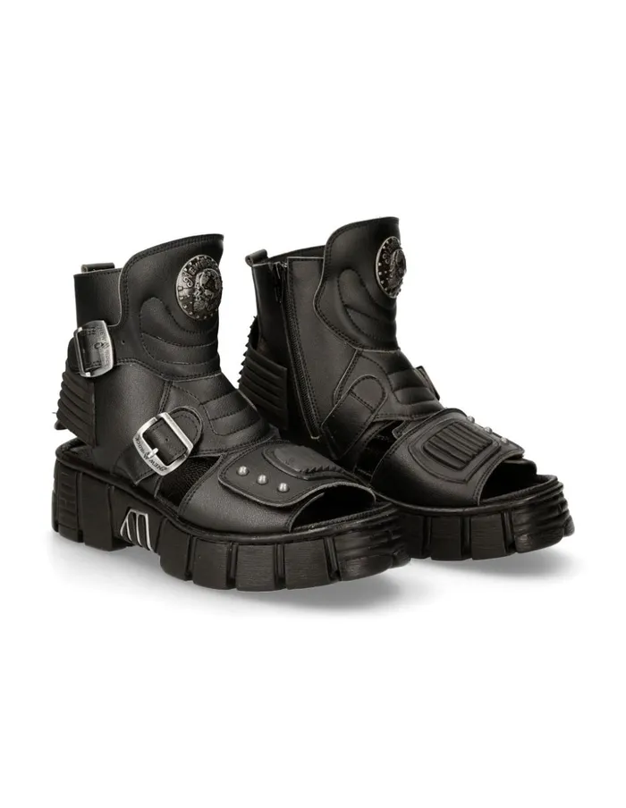 Men Bio Black Tower MBios106V2 New Rock Sandals