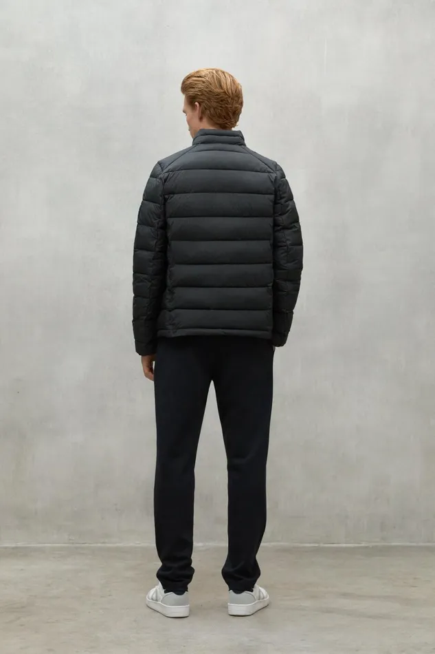 Men Black Beret Jacket Ecoalf Coats And Jackets