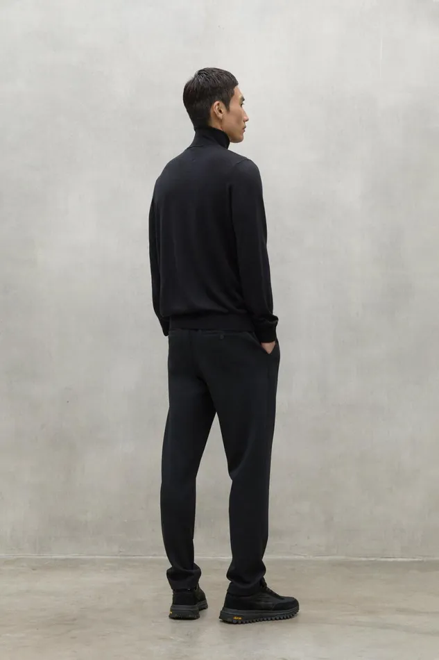 Men Black Sauco Sweater Ecoalf Knitwear