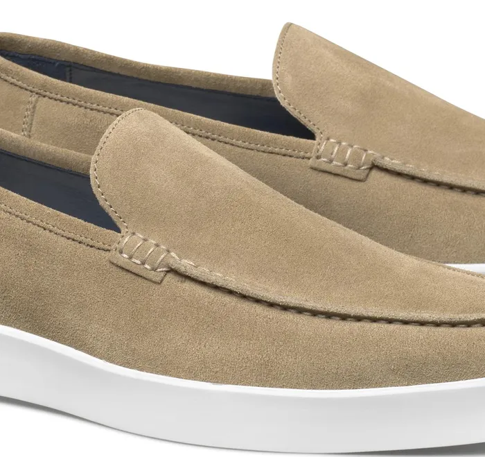 Men Bolivar Venetian Loafer Taupe Italian Suede JohnstonandMurphy SlipOns and Loafers Men Bolivar Venetian Loafer Taupe Italian Suede JohnstonandMurphy SlipOns and Loafers