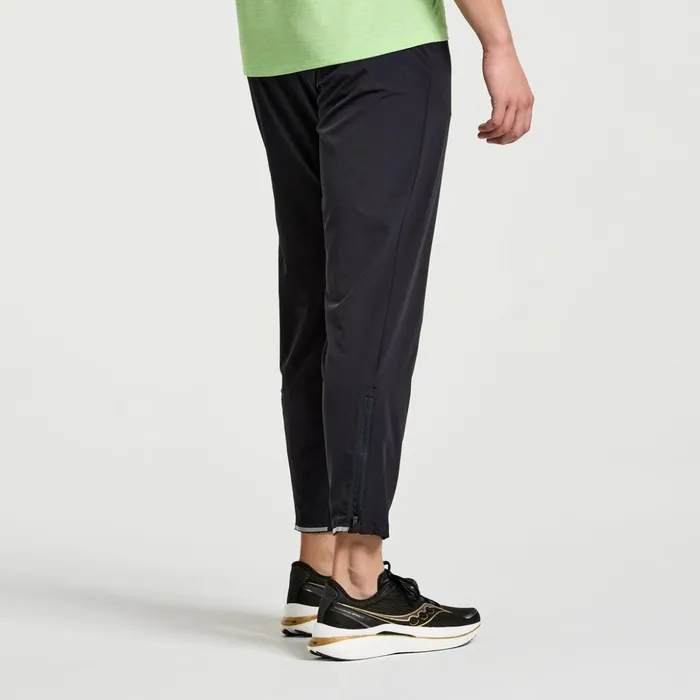 Men Boston Woven Pant Black Saucony Bottoms