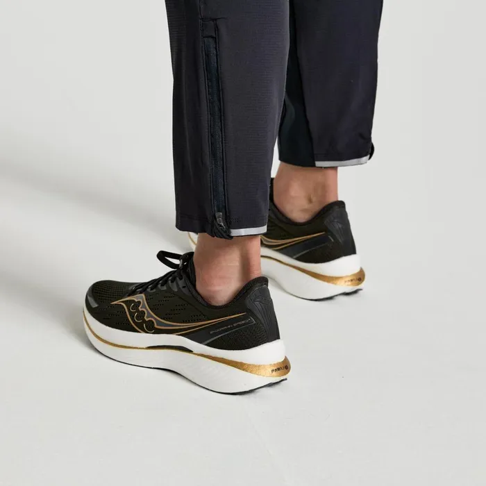 Men Boston Woven Pant Black Saucony Bottoms